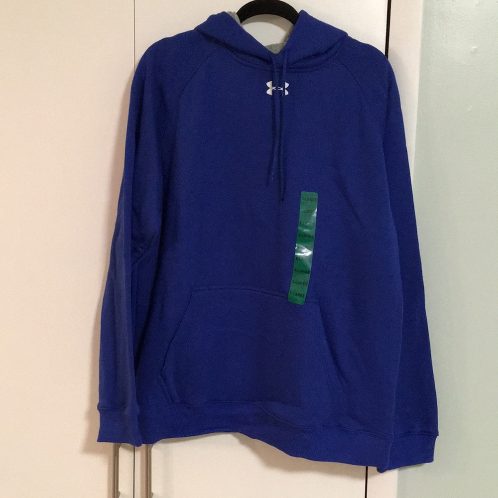 NWT - Men’s XL Under armor royal blue hoodie